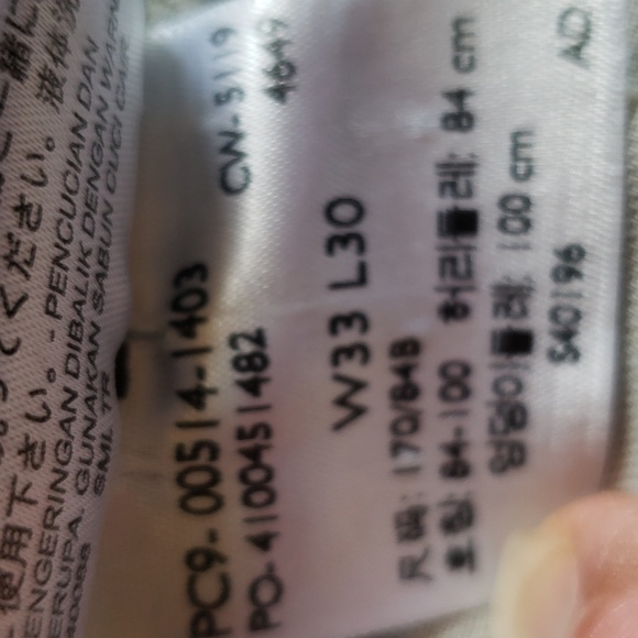 LEVI'S 514 🌟 HP 🌟  Indigo Blue Dark Wash W33 L30 EUC Straight Fit - Picture 4 of 6